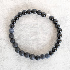 צמיד אבני חן שחורות לבה ואגת להגנה מעין הרע ואנרגיות שליליות ,צמיד להגנהצמיד עם אבני חן שחורות