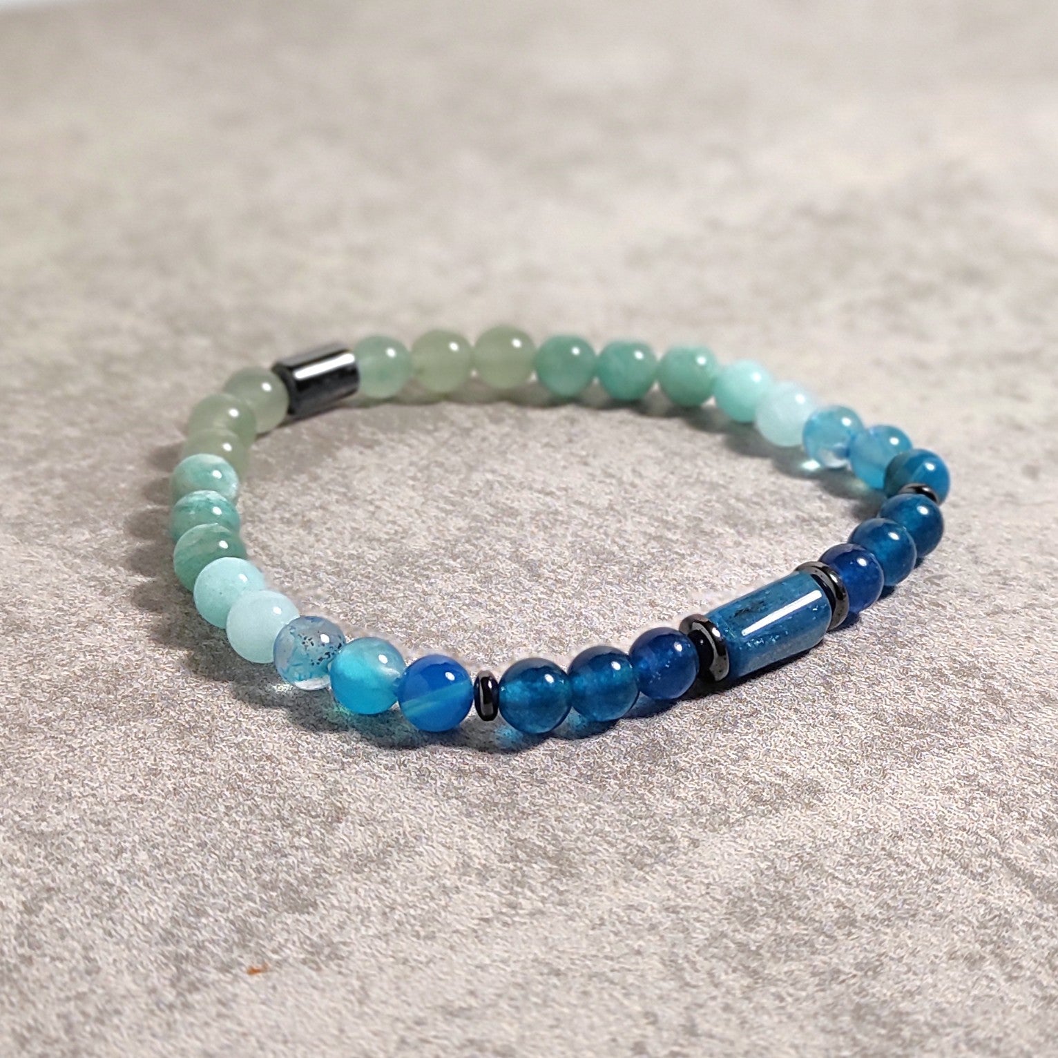 צמיד אוונטורין ואפטייט לאיזון רגשי ובהירות מחשבתית Soul Elements