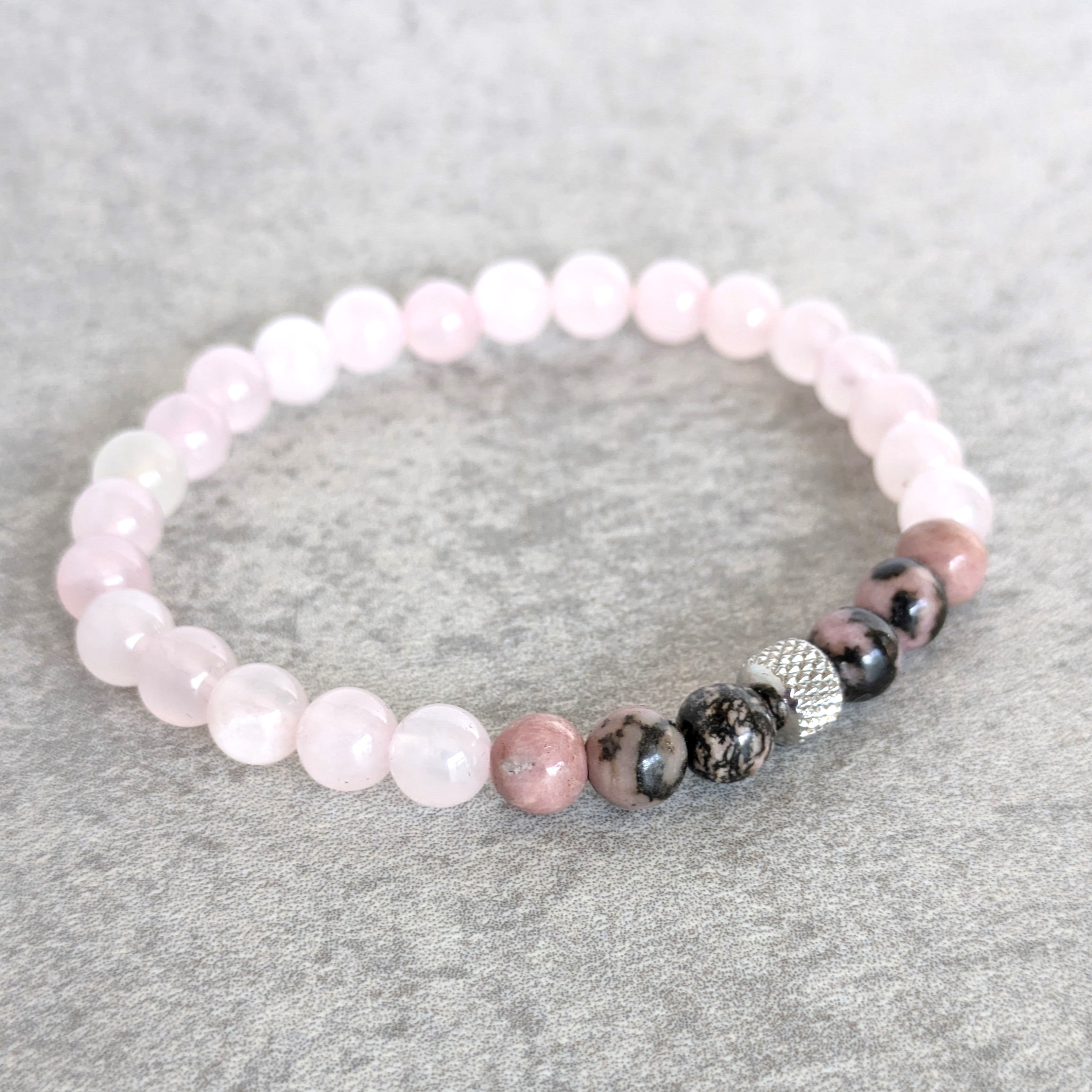 צמיד רוז קוורץ