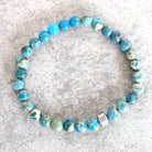 צמיד ג'ספר טורקיז לחשיבה יצירתית | Soul Elements Holistic Jewelry Studio