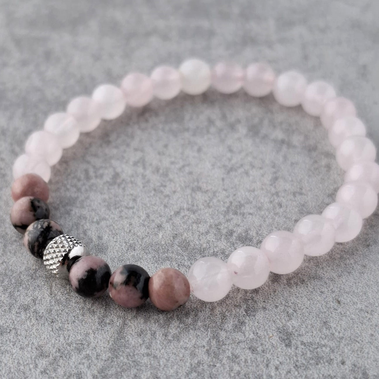 צמיד רוז קוורץ