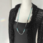 שרשרת אמזונייט ולברדורייט לחיבור לאינטואיציה וביטוי עצמי