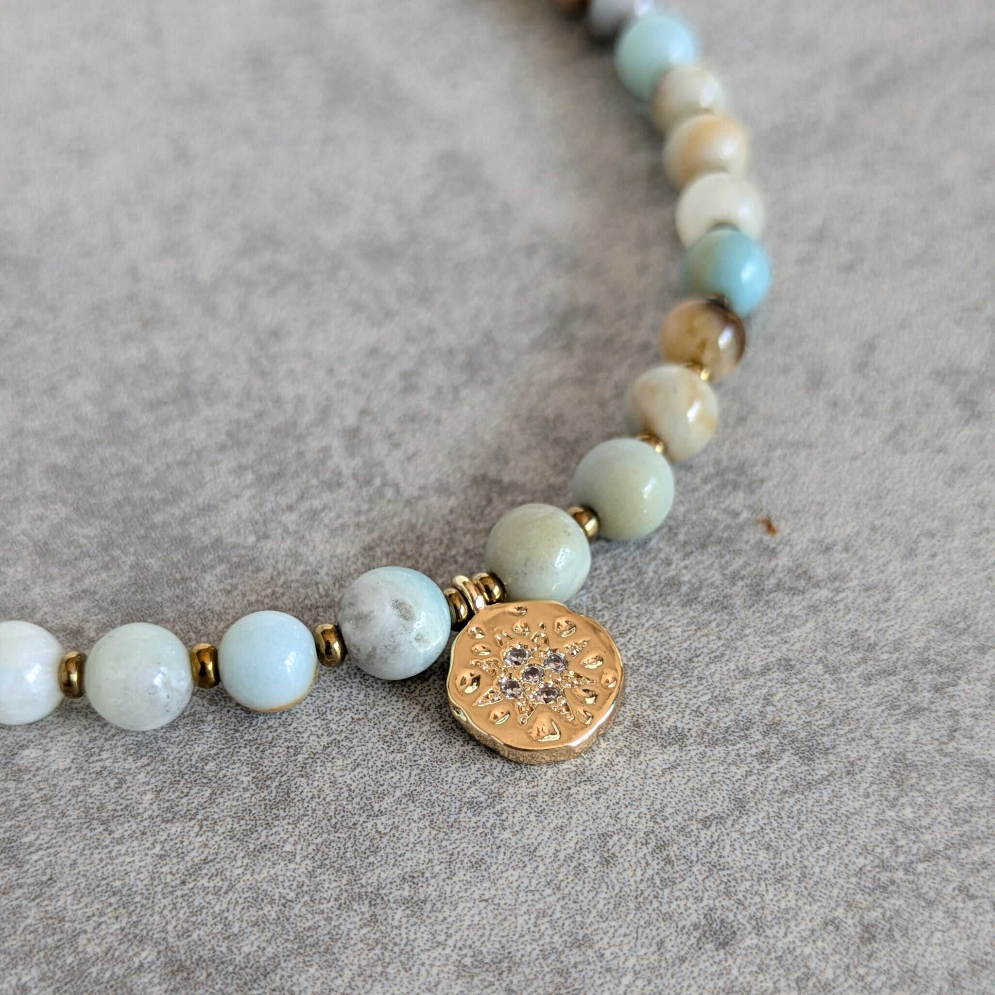 תכשיט סמלי אמזונייט כוכב הצפון כסף סטרלינג למצפן פנימי כיוון נכון והתמודדות עם פחדים