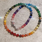 תכשיט אנרגטי שרשרת אבני חן צבעי קשת עם קרנליאן – SOUL ELEMENTS