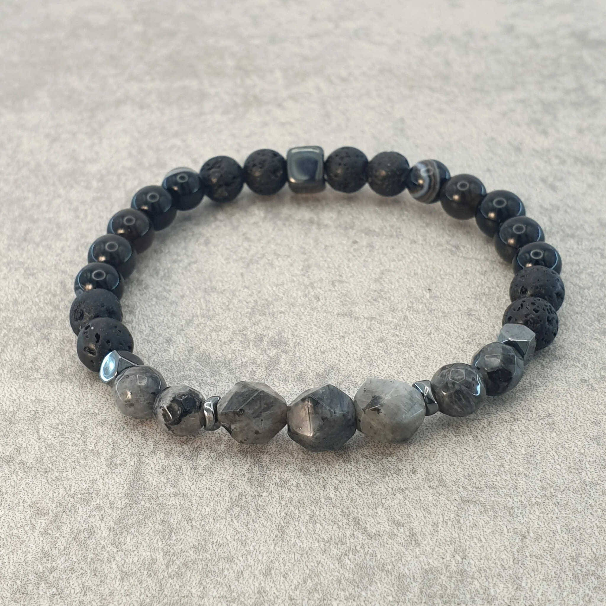 צמיד מתנה לבן זוג, מתנה אנרגטית לגבר, הגנה וחידוד מחשבה