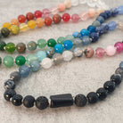 שרשרת קריסטלים צבעונית עם טורמלין שחורה לנשים וגברים להגנה