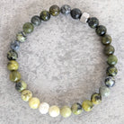 צמיד אבני חן טורקיז אפריקאי טבעי לביטוי עצמי אותנטי