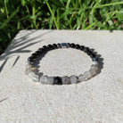 צמיד אבני חן שחור