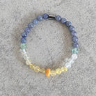 צמיד אבני חן טבעיות אוונטורין וקוורץ ללמידה יעילה ופוקוס