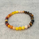 צמיד אבני חן טביעיות, תכשיט לשמחה ואושר