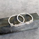 טבעת כסף 925 מדיטציה עם כדורים מסתובבים לשיפור ריכוז, טבעת לנשים, טבעת לבנות