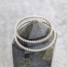 טבעת כסף 925 דוגמת חבל סימבולית עיצוב רוחני