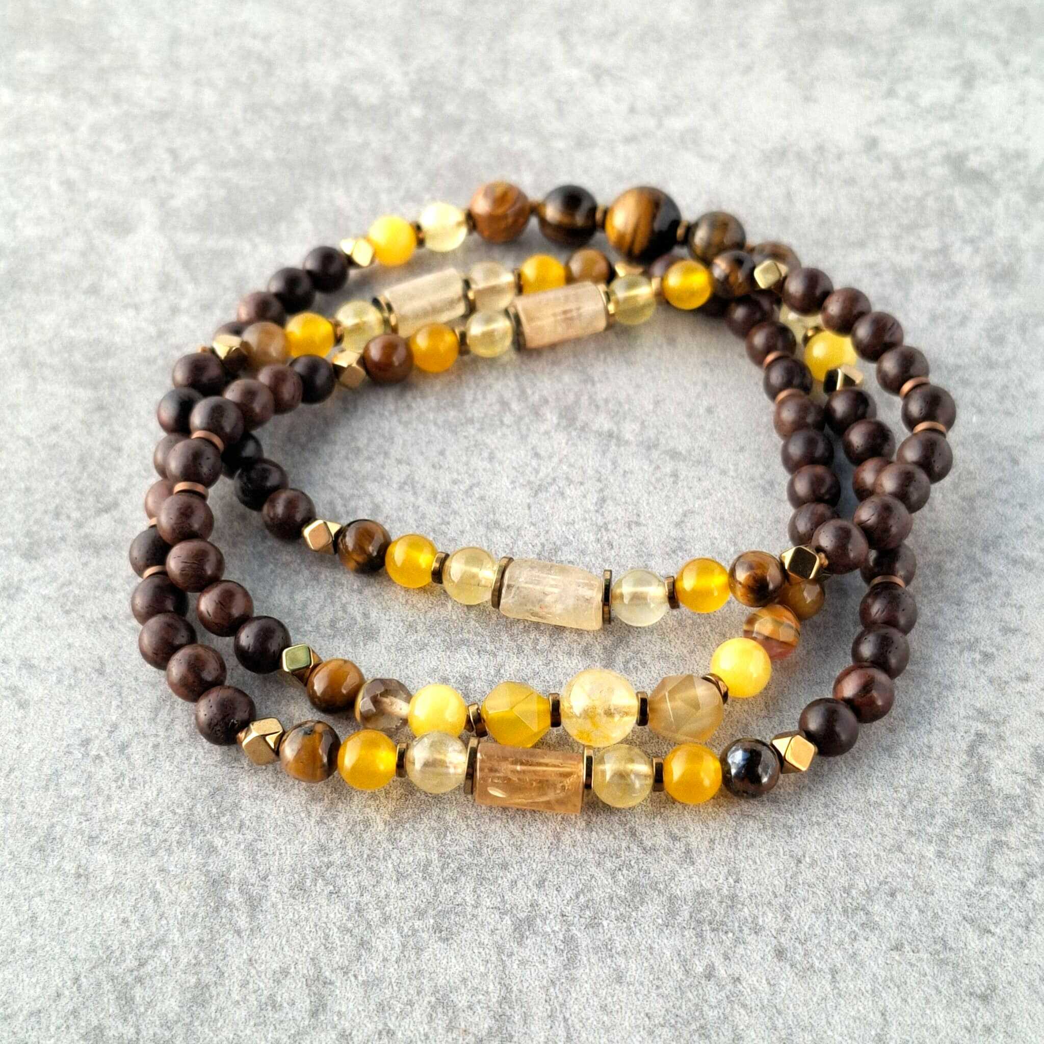  שרשרת 2 סגנונות עין הנמר וסיטרין לשפע כלכלי הצלחה ואנרגיה חיובית משלוח לכל הארץ