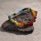 צמיד קרנליאן וצבעי קשת לשמחה, אנרגיות ומוטיבציה פנימית Soul Elements