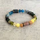 צמיד אפטייט וסאנסטון לצמיחה רוחנית ושמחת חיים | Soul Elements Holistic Jewelry Studio צמיד קריסטלים אפטייט וסאנסטון לביטחון עצמי ואנרגיה חיובית
