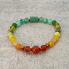 צמיד קרנליאן אוונטורין סאנסטון ויונקייט גולמי לאיזון רגשי, צמיד קרנליאן