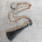 שרשרת אבני חן סאנסטון וקוורץ לתחושת שפע ויציבות רגשית