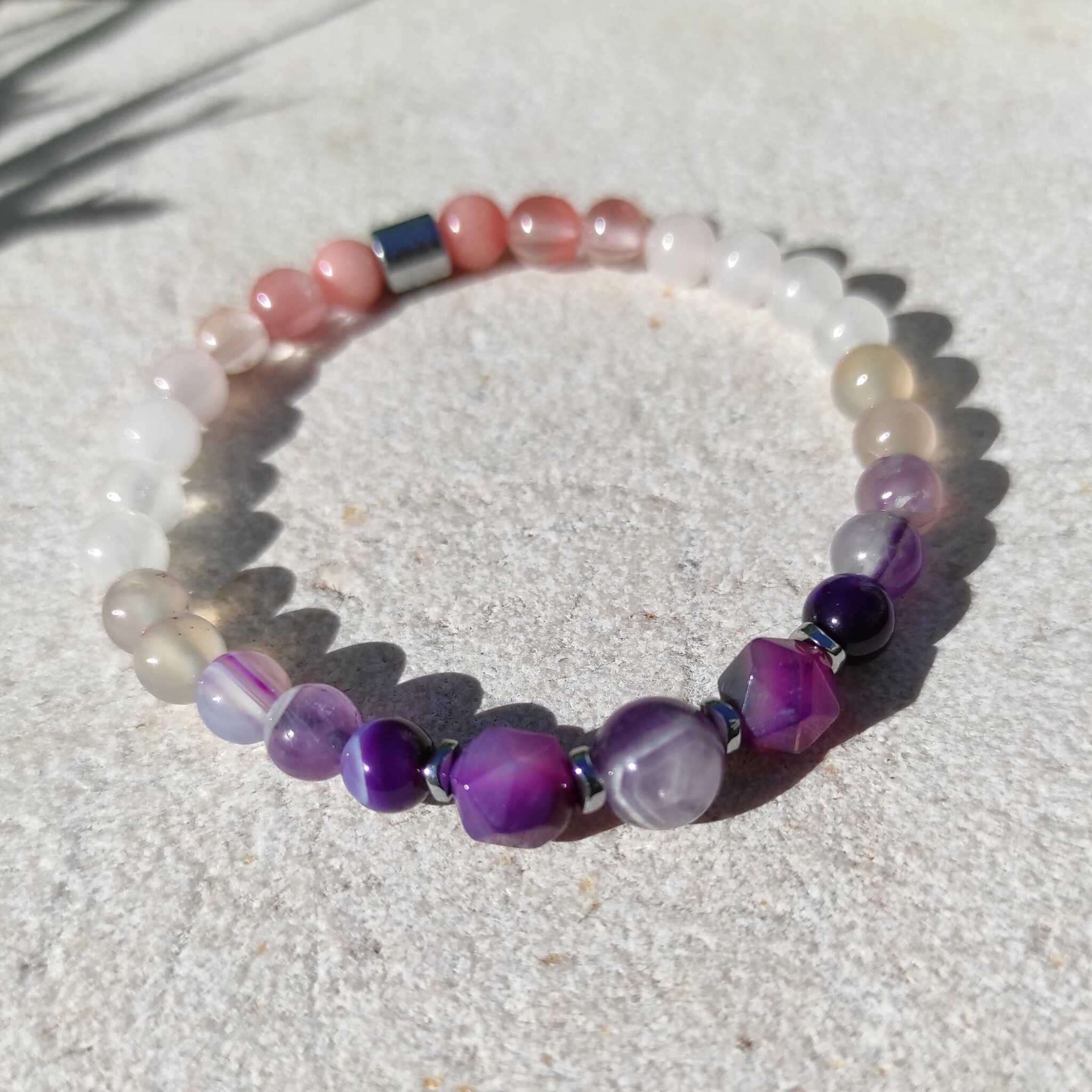 תכשיט קריסטלים אונרגטיים צמיד לאיזון רגשי