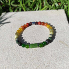 צמיד רוחני בשילוב אבני חן טבעיות לחיוניות והגשמה עצמית