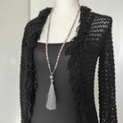 שרשרת מאלה סאנסטון עם צדף אבלון לריפוי רגשי ותקווה