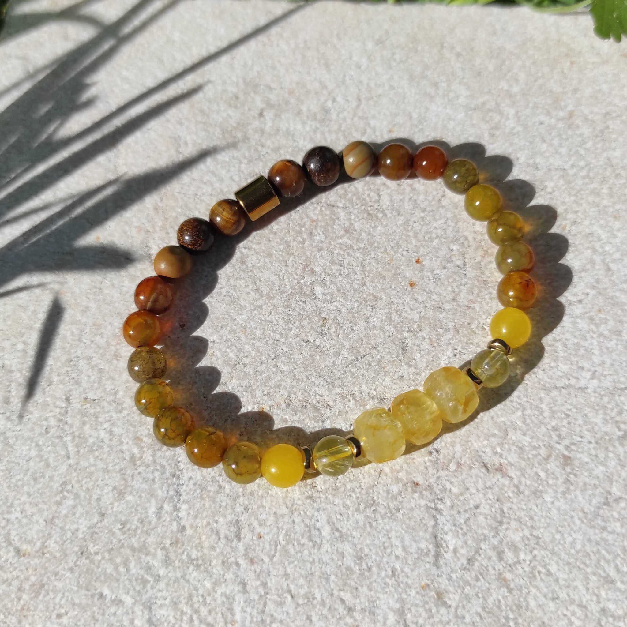 צמיד קריסטלים סיטרין וטייגר איי להצלחה והגשמה עצמית, צמיד סיטרין וטייגר איי לשפע הפרנסה טובה