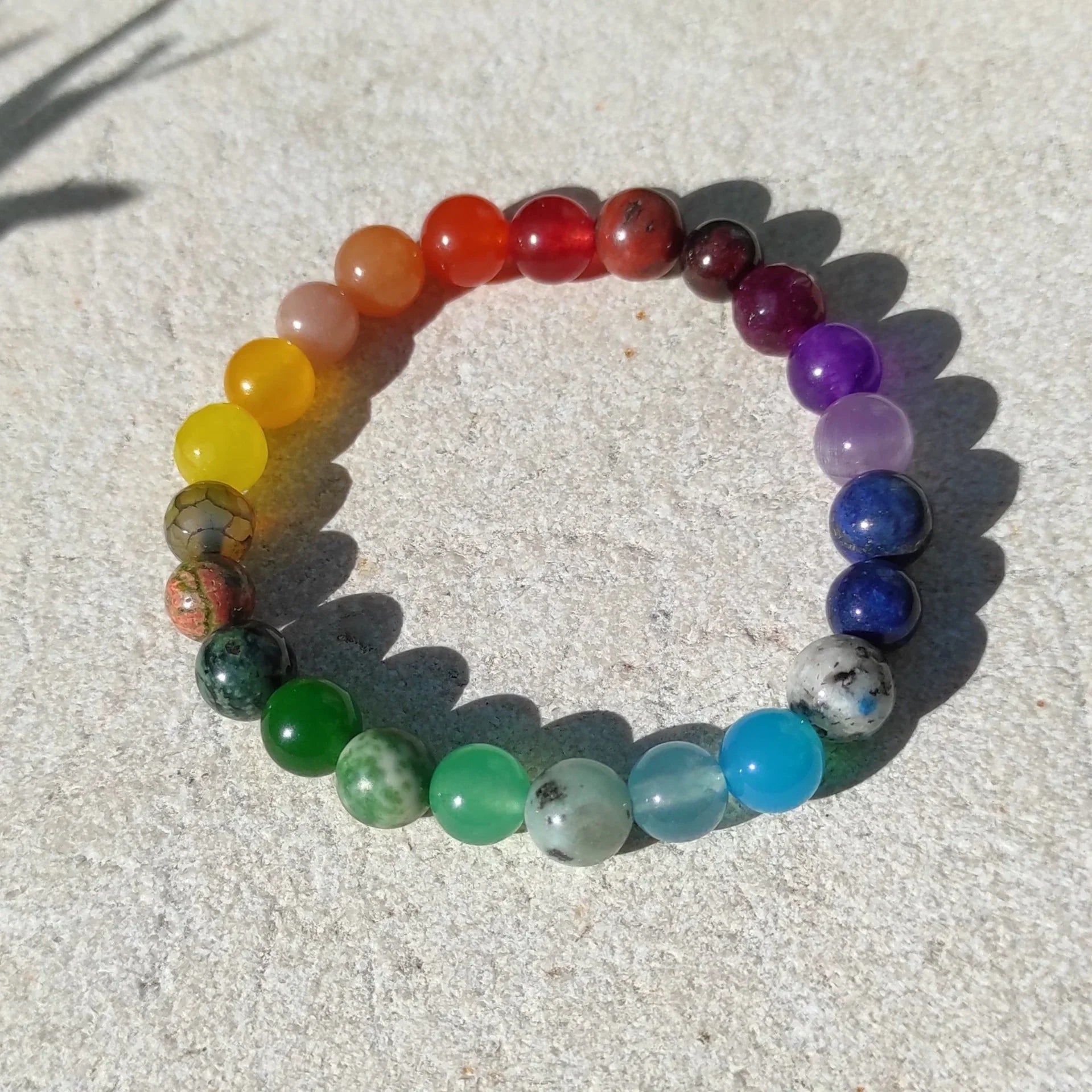 אבני חן טבעיות בצבעי הקשת - פרטי הקריסטלים הצבעוניים
