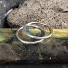 טבעת כסף 925 דקה בעיצוב נקי מינימליסטי אלגנטי