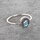 טבעת כסף 925 עם אבן לברדורייט טבעית לאינטואיציה וחוכמה פנימית - Soul Elements