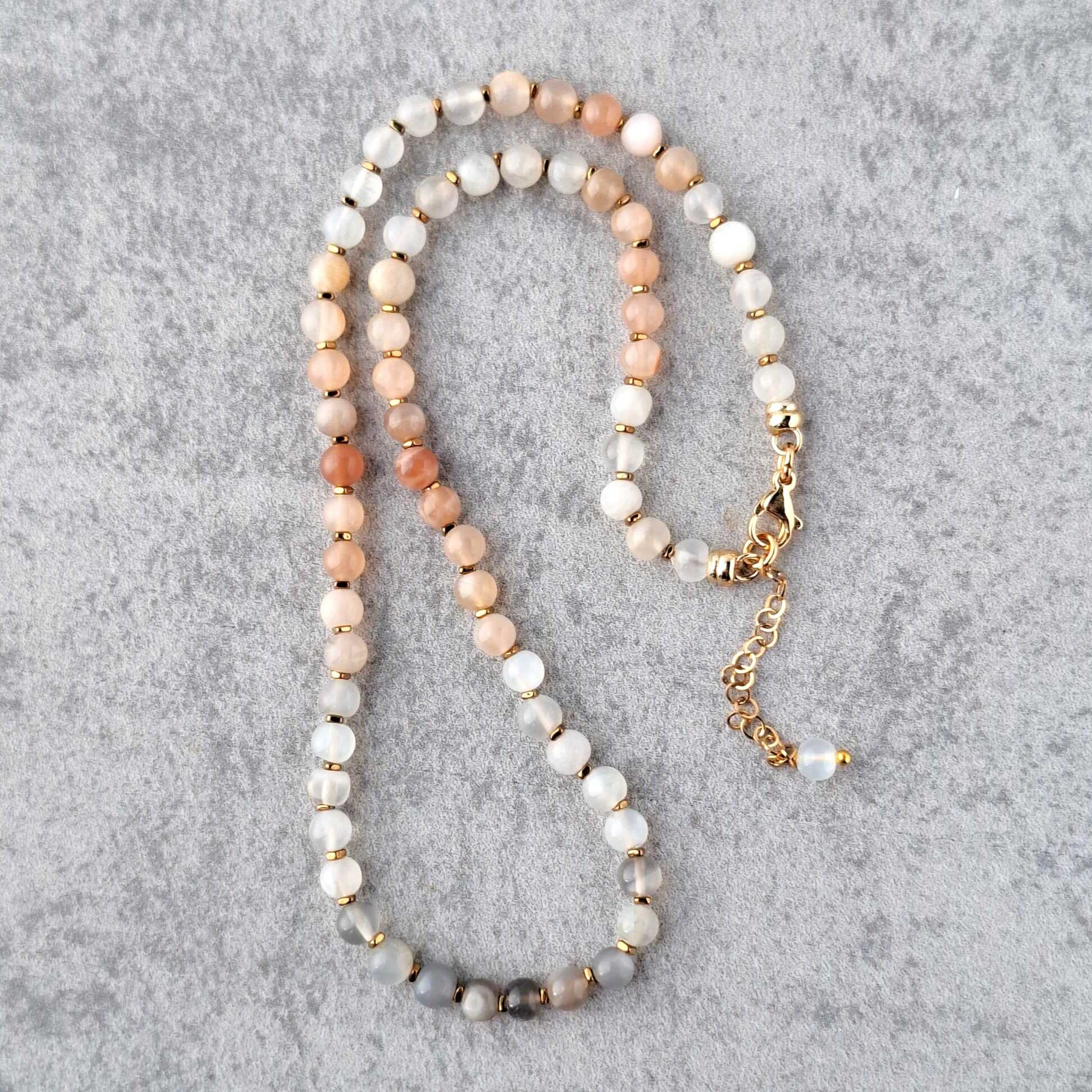 שרשרת סאנסטון להשראה, אופטימיות והעצמה | Soul Elements Holistic Jewelry Studio